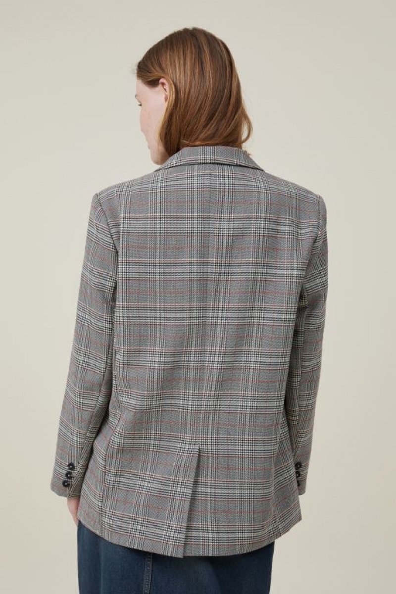 Cotton On Jamie Women's Blazers Neutral | BtKIs3MTeHQ