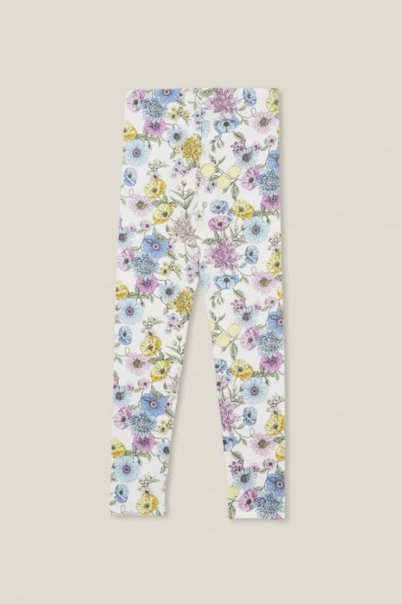 Cotton On Jess Tights Girls' Pants Light Yellow | QqWO1dqhPh7