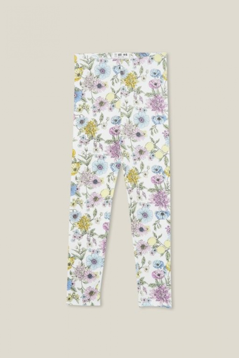 Cotton On Jess Tights Girls\' Pants Light Yellow | QqWO1dqhPh7