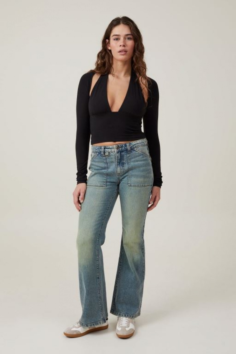Cotton On Jessica Shrug Women's Long Sleeve Black | cvRLrjROnrC