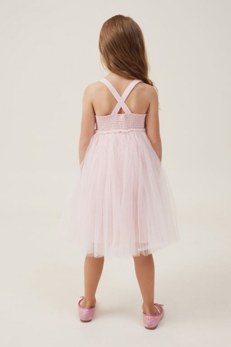 Cotton On Jocelyn Up Girls' Dress Pink | CH6Td6nSWoG