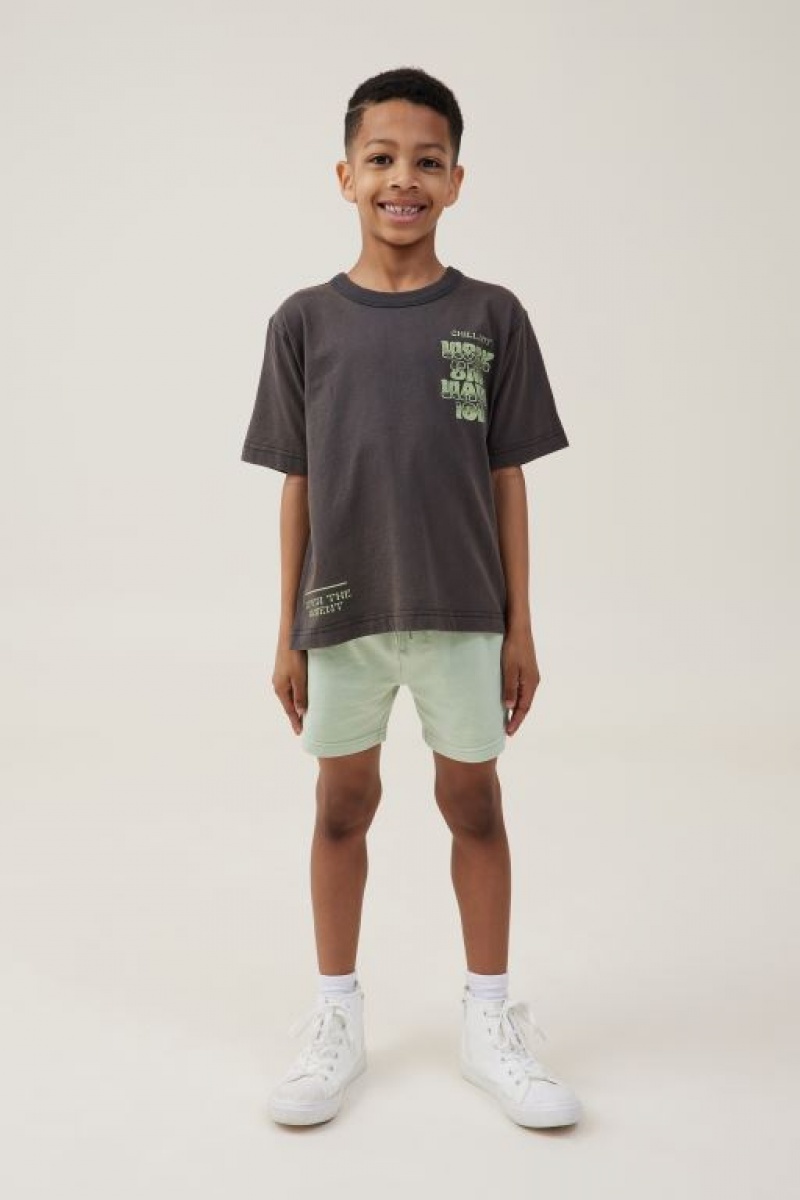 Cotton On Jonny Short Sleeve Print Boys' T Shirts Phantom | odrEjSlHqF5