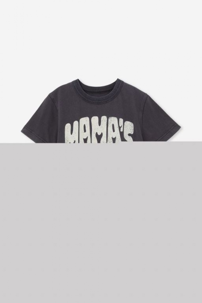 Cotton On Jonny Short Sleeve Print Boys' T Shirts Phantom | s0InqRfWAp9