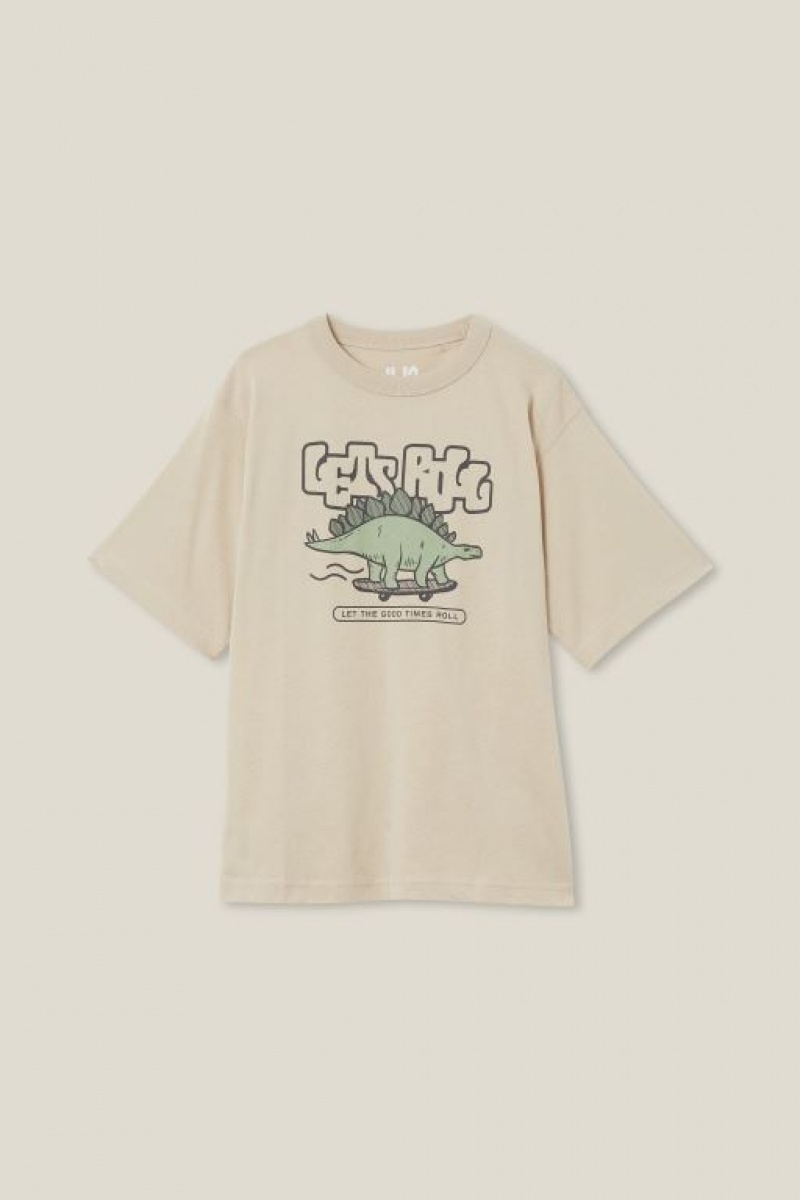 Cotton On Jono Short Sleeve Print Boys\' T Shirts Rainy | Xqf9Y47xtnU