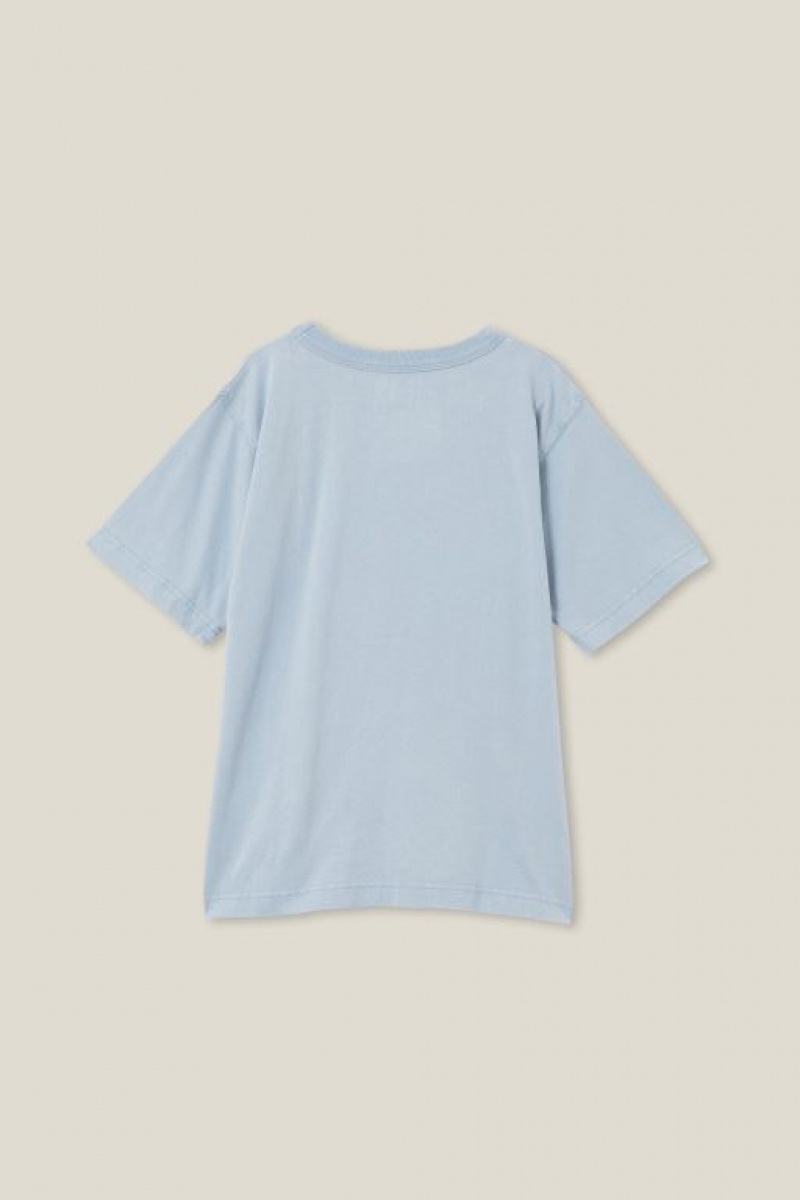 Cotton On Jono Short Sleeve Print Boys' T Shirts Blue | txgxqHYyHE6