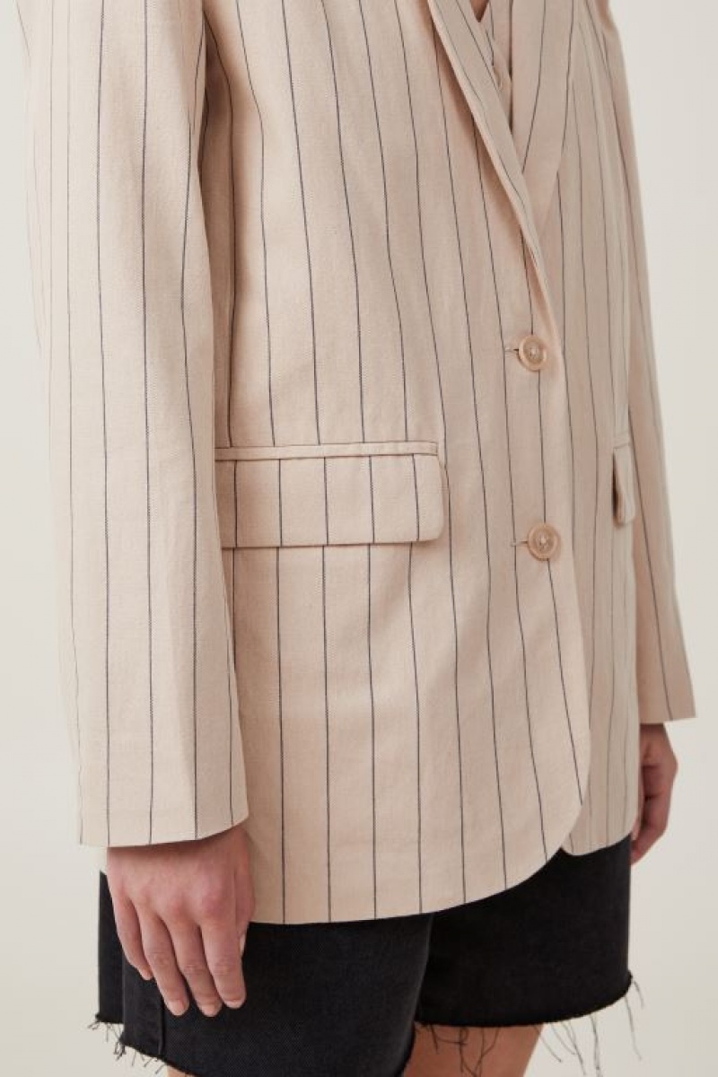 Cotton On Jude Women's Blazers Grey / Deep Grey | xLwMc248094