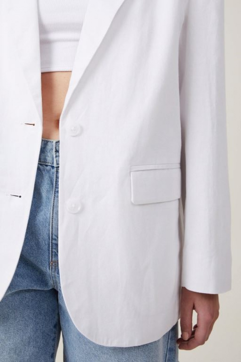 Cotton On Jude Women's Blazers White | aPVWWuyiCSE