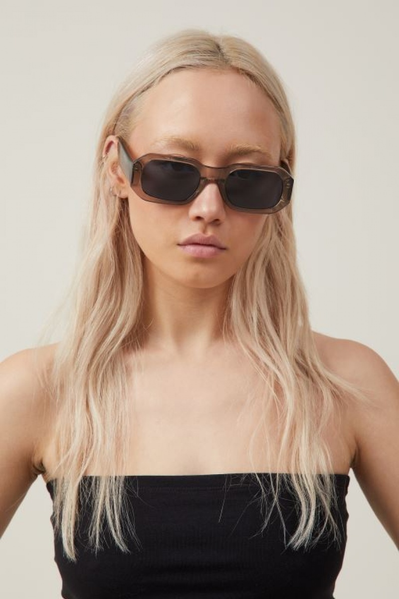 Cotton On Kennedy Square Women's Sunglasses Grey | H7qOD8cODGf