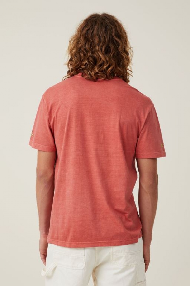 Cotton On King Stingray Loose Fit Men's Graphic T-Shirts Red | EMRrhDNxEDV