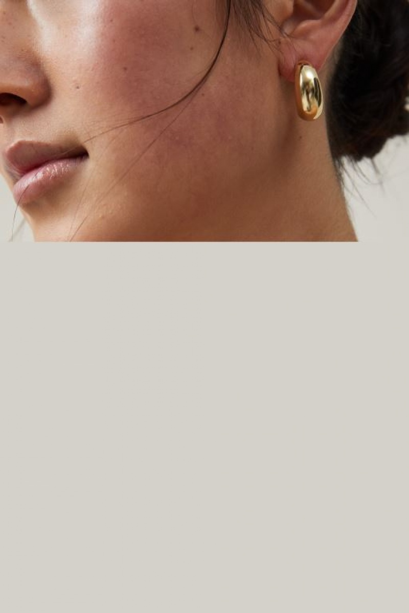 Cotton On Large Hoop Earring Women's Jewellery Gold | mNGMvXgsqQa