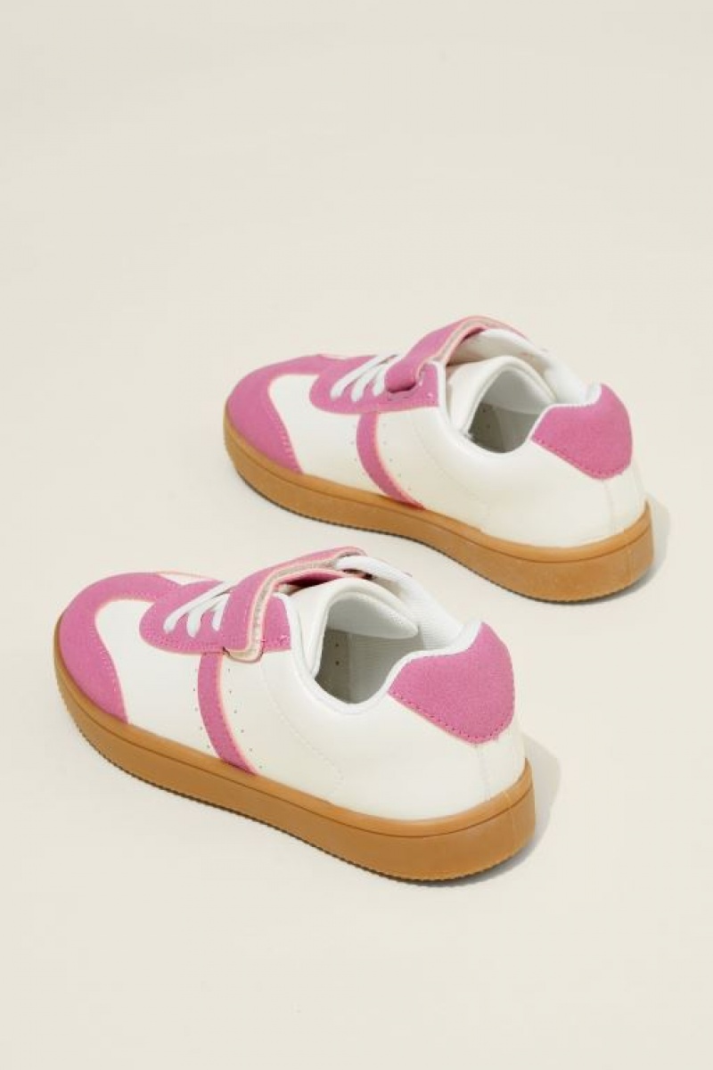 Cotton On Lenny Retro Girls' Sneakers Pink | lrI1Nxltyst