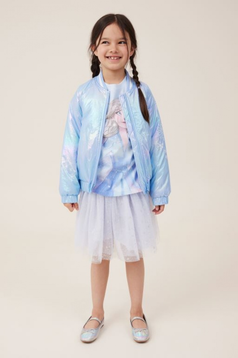 Cotton On License Bomber Girls' Jackets Blue | ARlEiEoa4EG