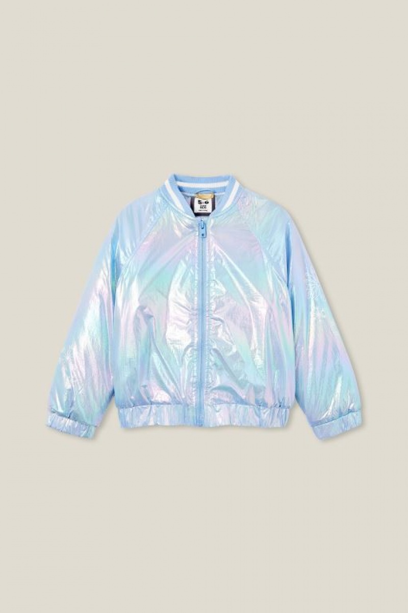 Cotton On License Bomber Girls' Jackets Blue | ARlEiEoa4EG