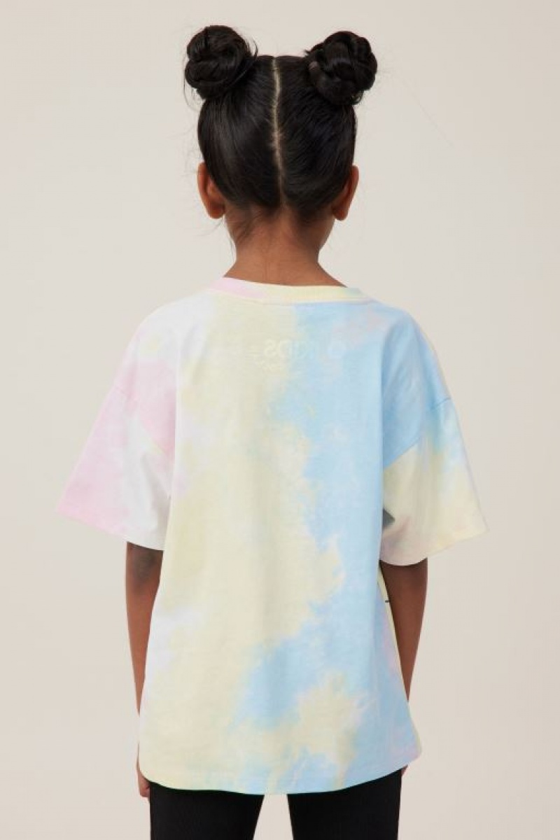 Cotton On License Drop Shoulder Short Sleeve Girls' T Shirts Lcn | ATNe7ARAHYo