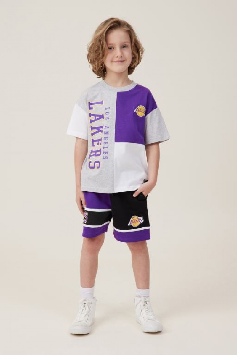 Cotton On License Drop Shoulder Short Sleeve Boys' T Shirts Grey | e7szwMsVU8L