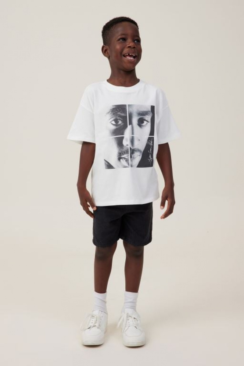 Cotton On License Drop Shoulder Short Sleeve Boys' T Shirts Light Yellow | T73Edq83FiU