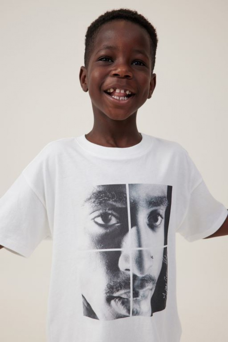 Cotton On License Drop Shoulder Short Sleeve Boys' T Shirts Light Yellow | T73Edq83FiU