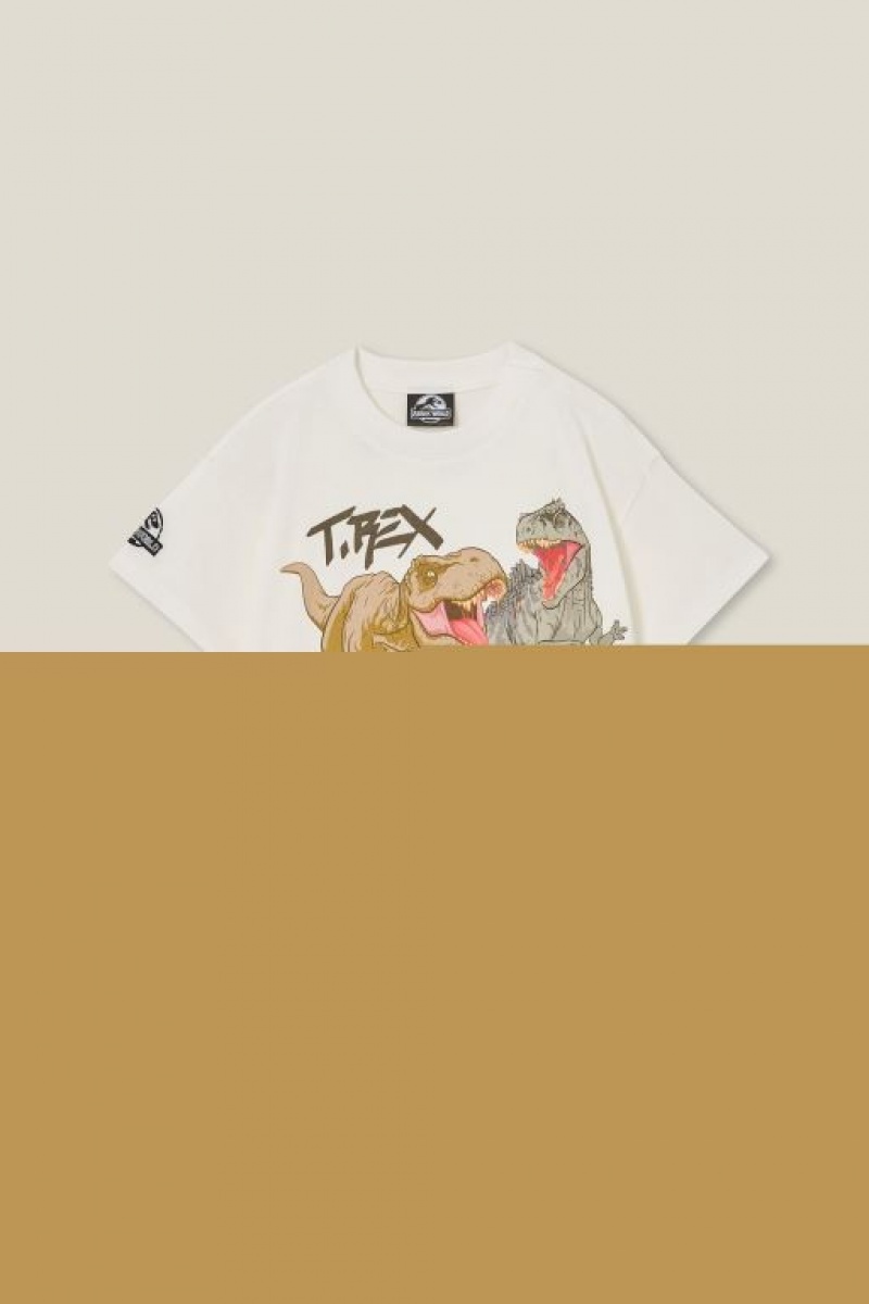 Cotton On License Drop Shoulder Short Sleeve Boys' T Shirts Light Yellow | U8EWqGR5E9j