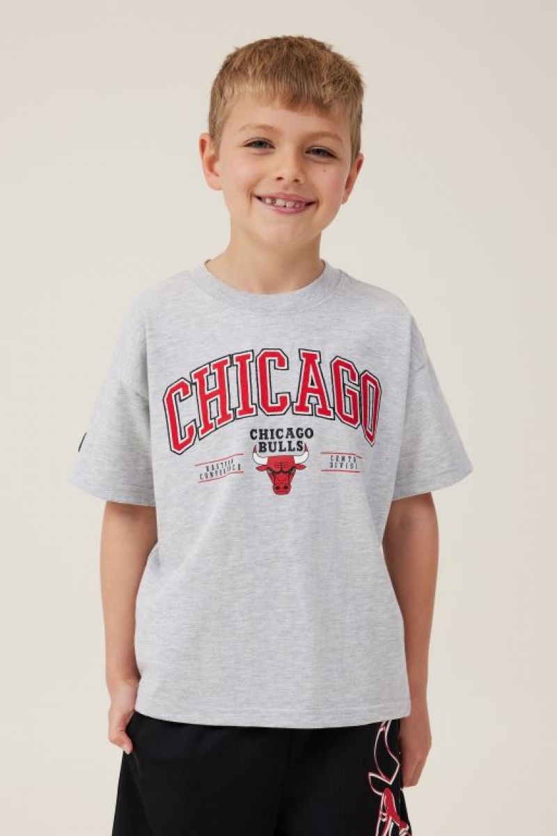 Cotton On License Drop Shoulder Short Sleeve Boys\' T Shirts Grey | vgp9lt5izcG