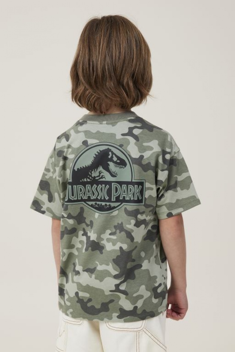 Cotton On License Drop Shoulder Short Sleeve Boys' T Shirts Camo | tI8dRZ3Q2hL