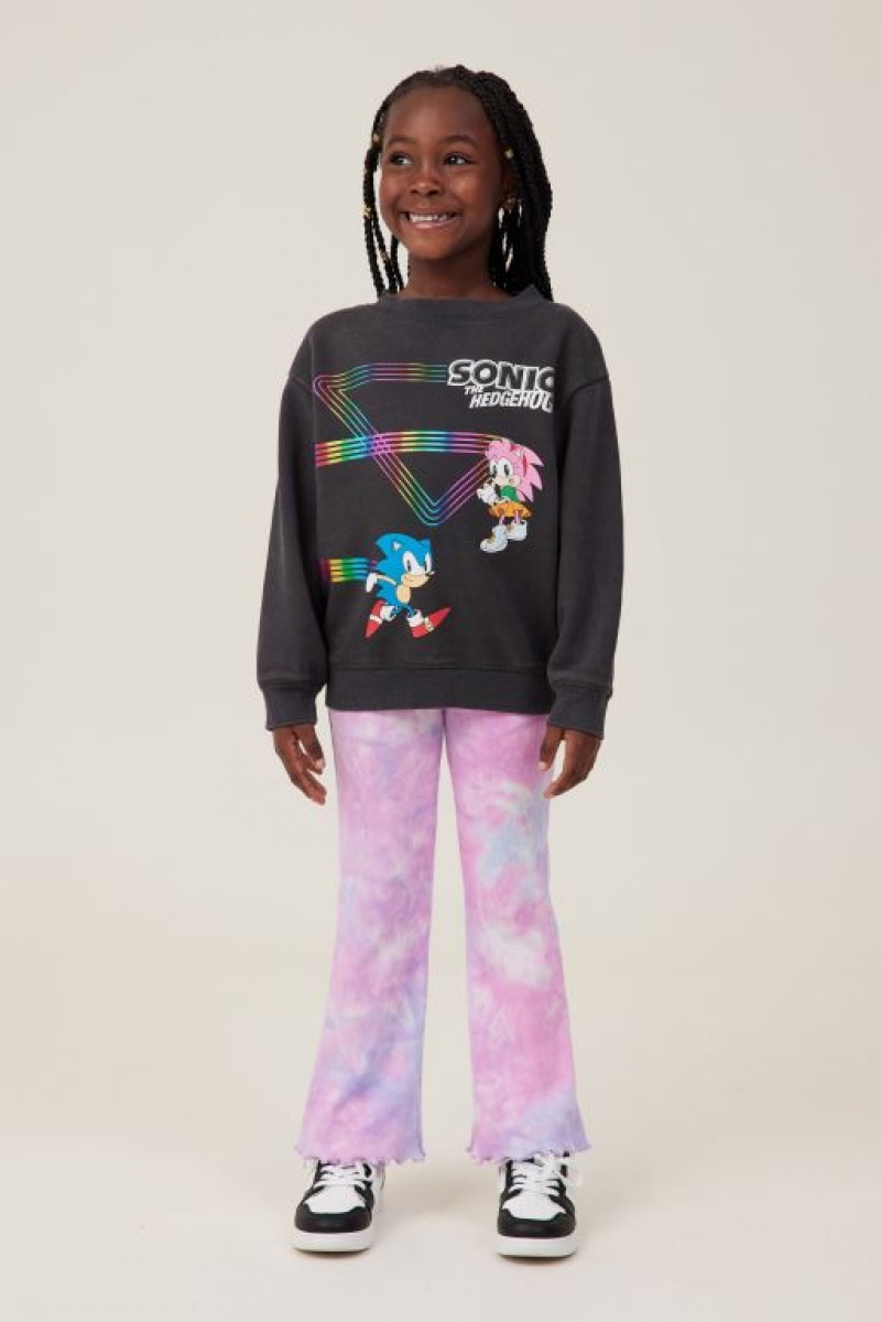 Cotton On License Dusty Crew Neck Girls' Fleece Wash | ACBirDTQKrh