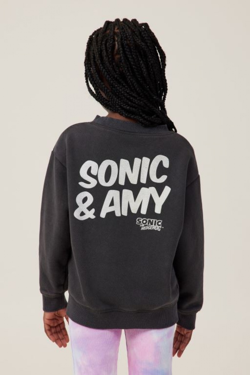 Cotton On License Dusty Crew Neck Girls' Fleece Wash | ACBirDTQKrh