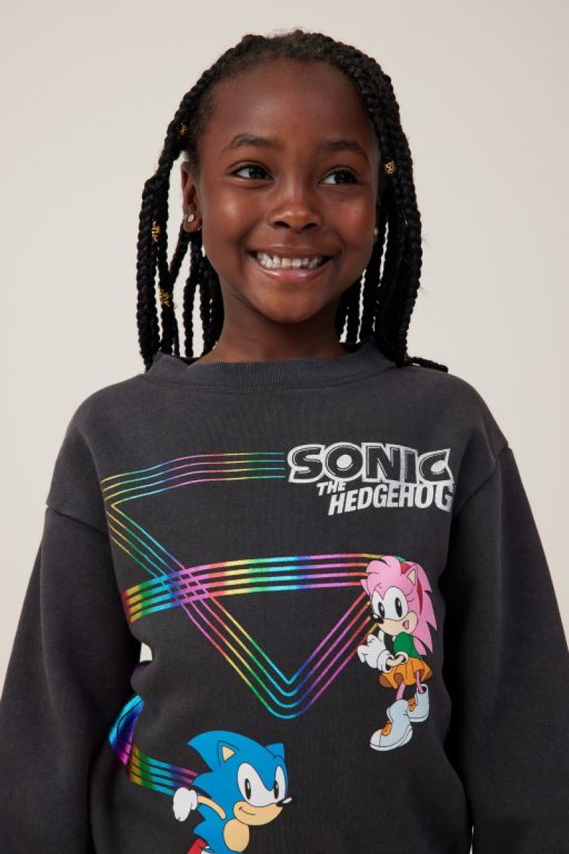 Cotton On License Dusty Crew Neck Girls' Fleece Wash | ACBirDTQKrh