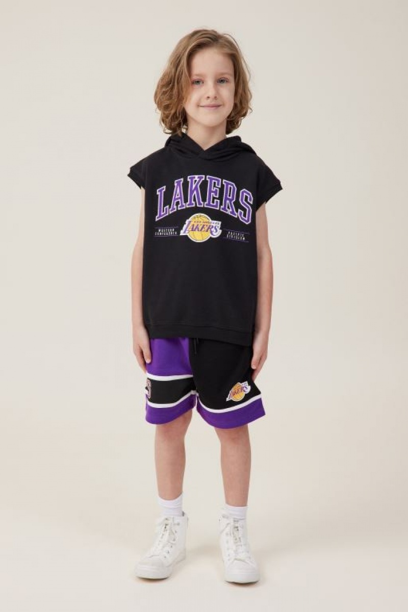 Cotton On License Fleece Boys\' Shorts Purple | fmrJWiX4wU5