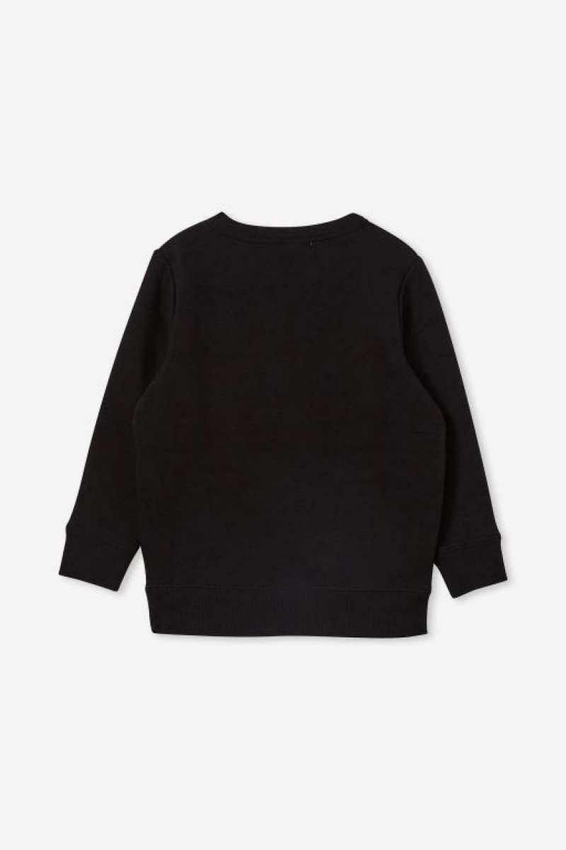 Cotton On License Mila Crew Girls' Fleece Black | OIZqZIwWgE3