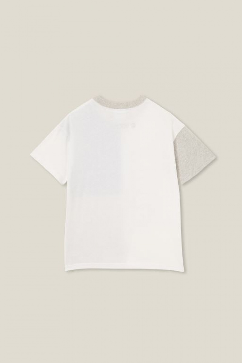Cotton On License Quinn Short Sleeve Boys' T Shirts Light Yellow | Rf4pAkemU4l