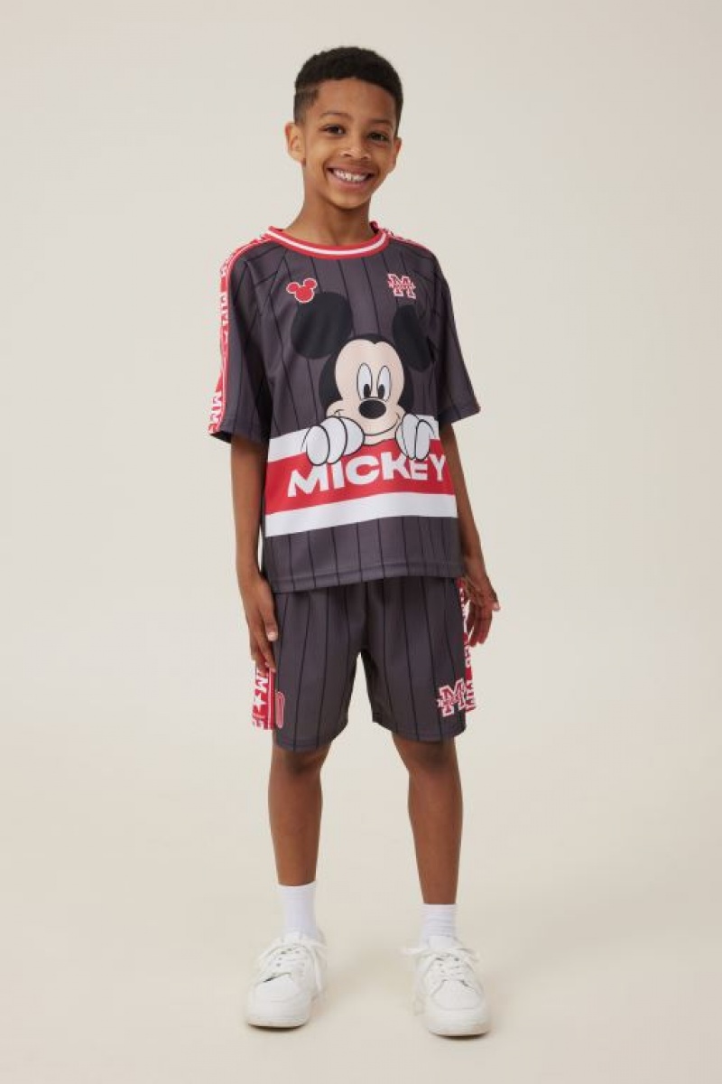 Cotton On License Soccer Boys' Shorts Grey Stripes | GDZ4xHfbwVy