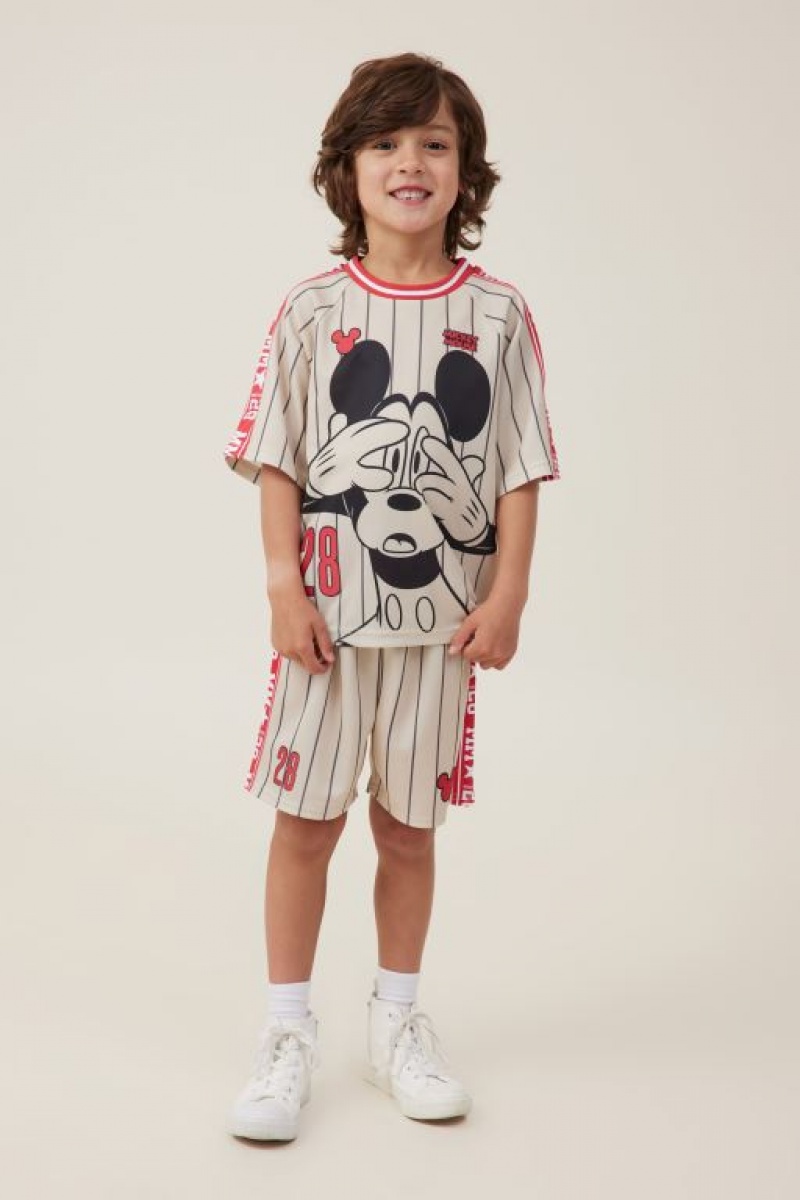 Cotton On License Soccer Jersey Boys' T Shirts Stripes | uAudS21hLvs