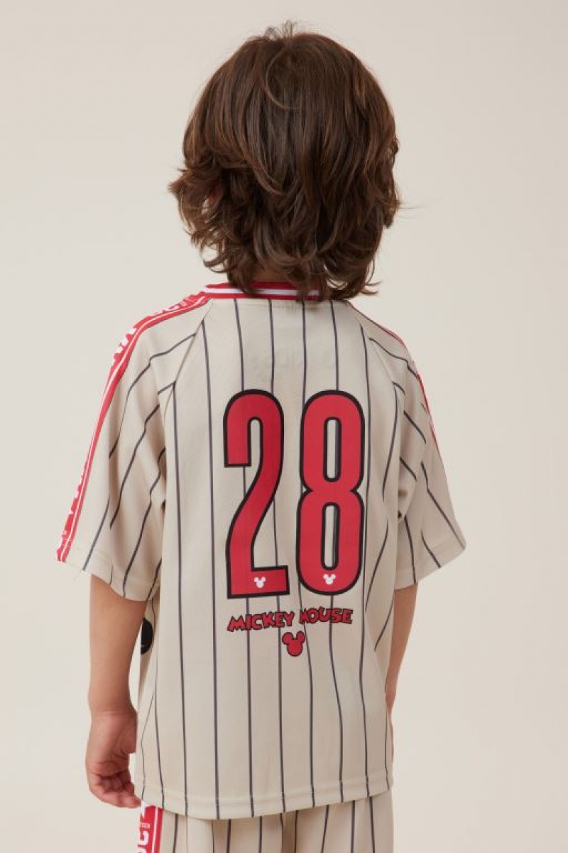 Cotton On License Soccer Jersey Boys' T Shirts Stripes | uAudS21hLvs