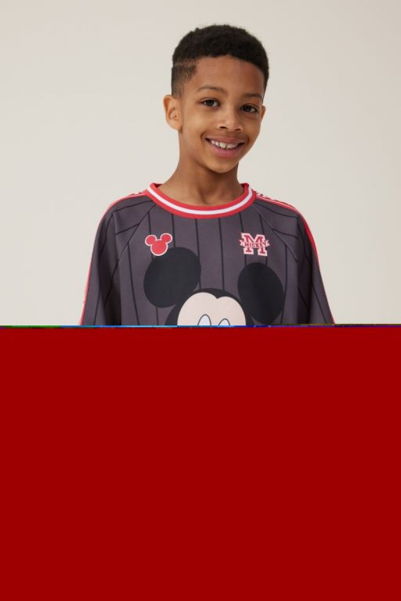 Cotton On License Soccer Jersey - Personalised Boys' T Shirts Grey Stripes | JM43xzMytE6