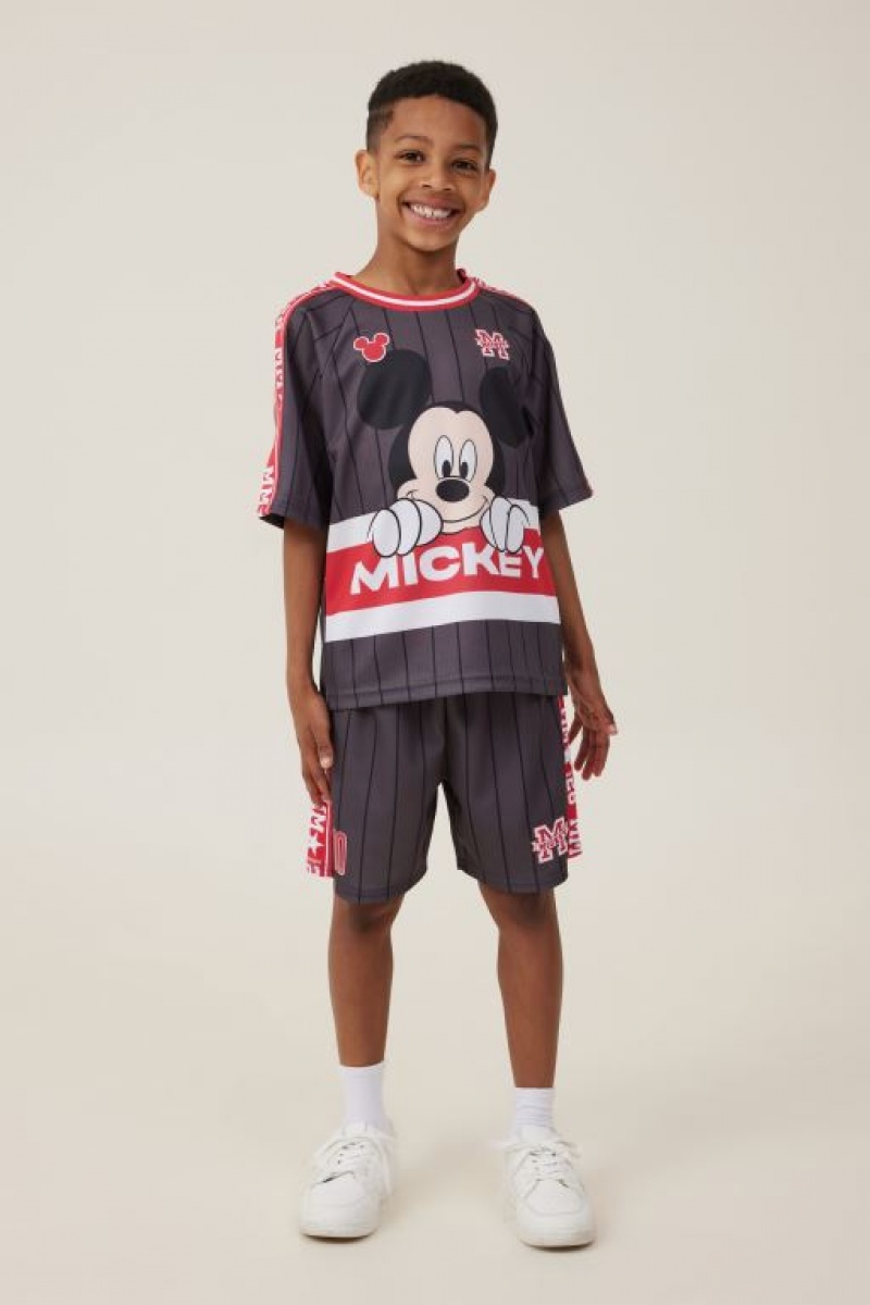 Cotton On License Soccer Jersey - Personalised Boys' T Shirts Grey Stripes | JM43xzMytE6