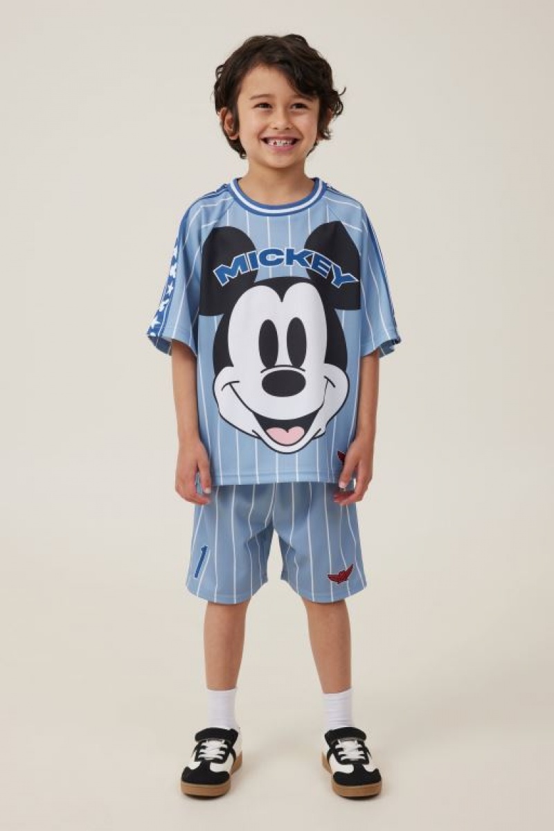 Cotton On License Soccer Jersey - Personalised Boys' T Shirts Blue Stripes | xTfem7MhAnd