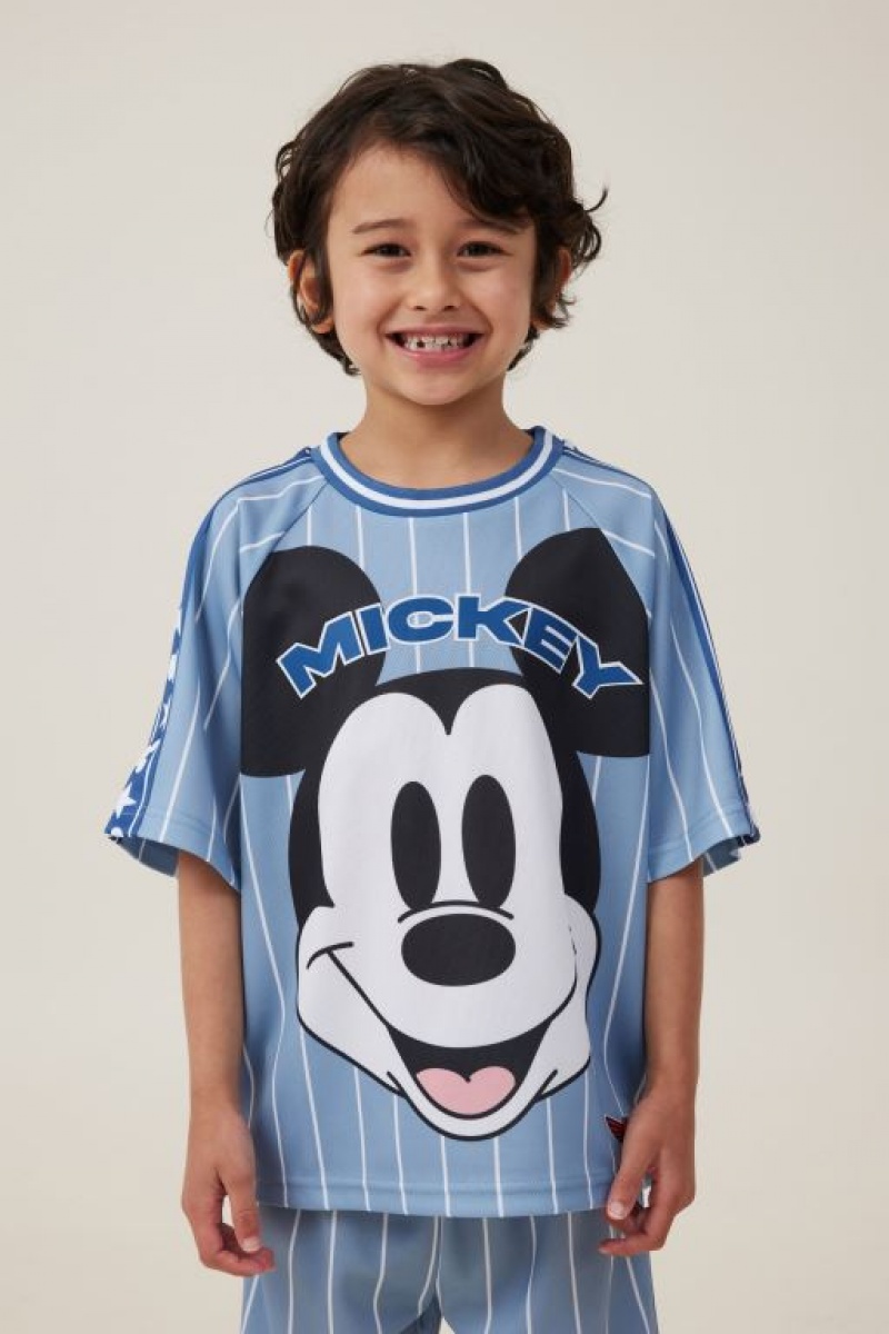 Cotton On License Soccer Jersey - Personalised Boys' T Shirts Blue Stripes | xTfem7MhAnd