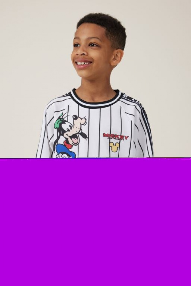 Cotton On License Soccer Jersey - Personalised Boys' T Shirts Light Yellow Stripes | KvsaUjigbz2