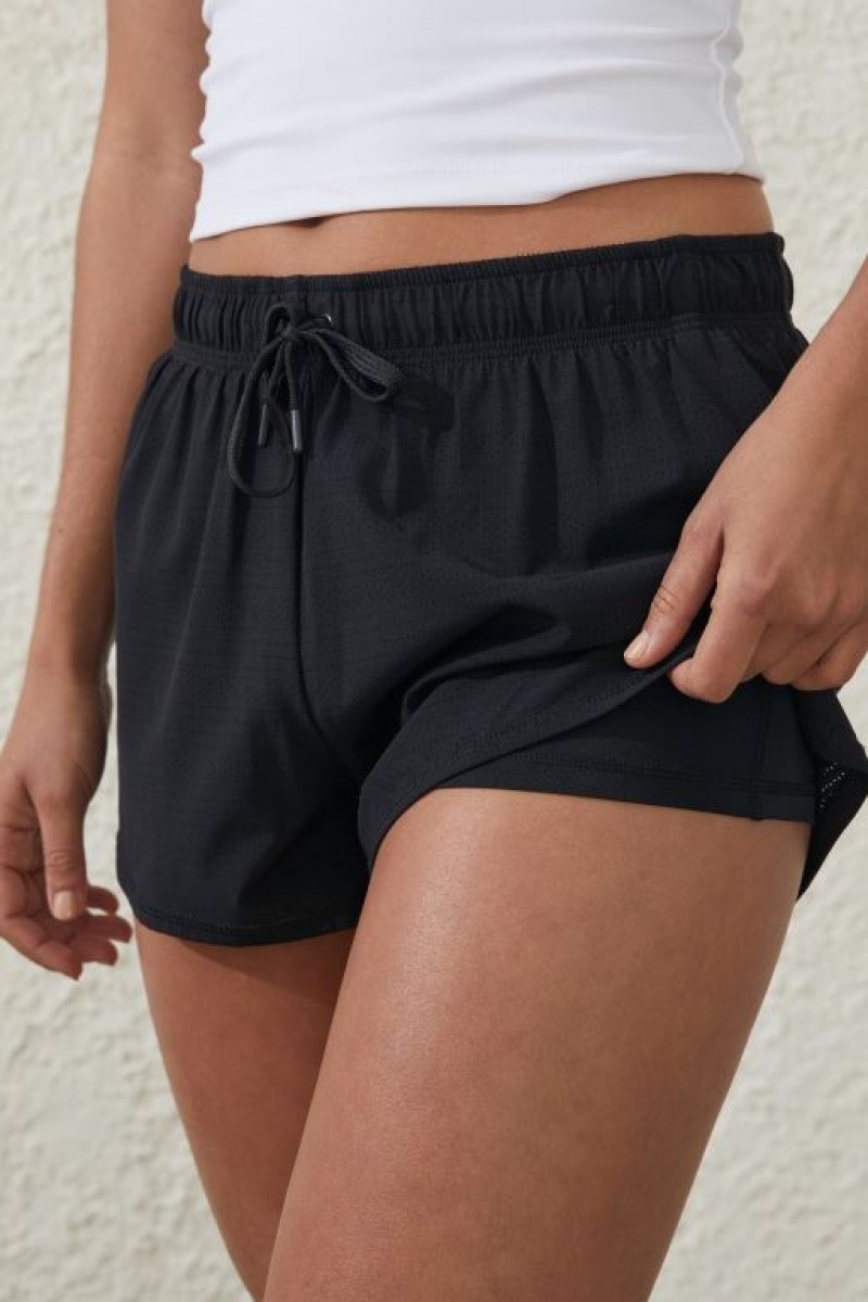 Cotton On Lifestyle Move Jogger Women's Shorts Black | Z8nmh9OvdOa