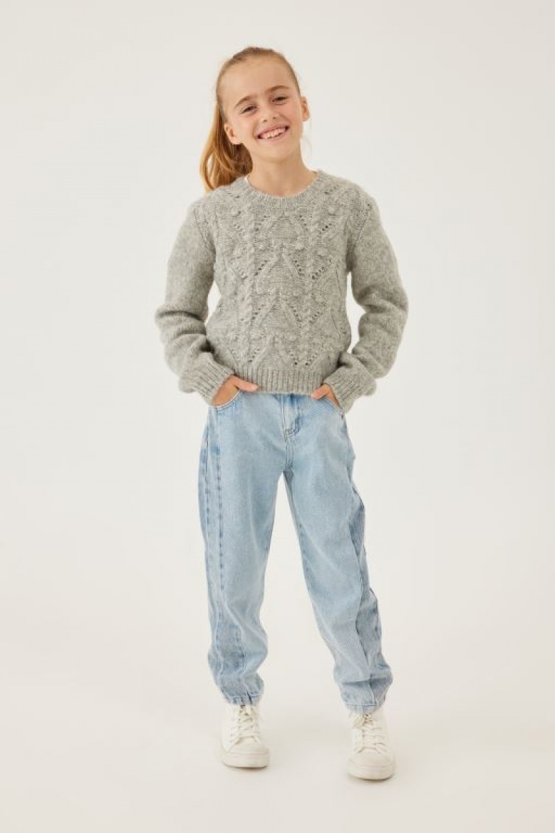 Cotton On Lisa Jumper Girls' Jackets Grey | MSK7SJuO2AG