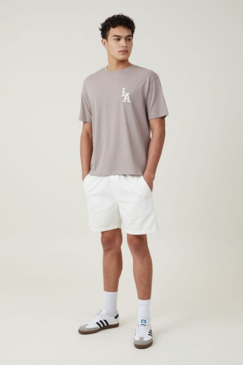Cotton On Loose Fit Men's Graphic T-Shirts Dusk | tdffxqyQthm