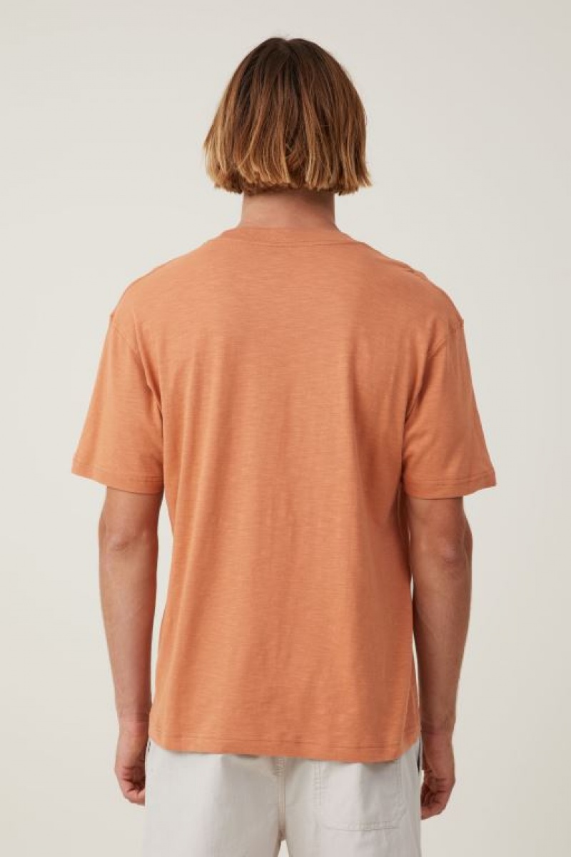 Cotton On Loose Fit Men's Graphic T-Shirts Caramel | GP65MTkOp0B