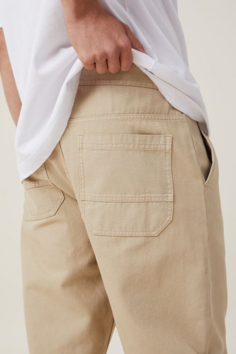 Cotton On Loose Fit Men's Jeans Brown | 9LVzOBDtyfB