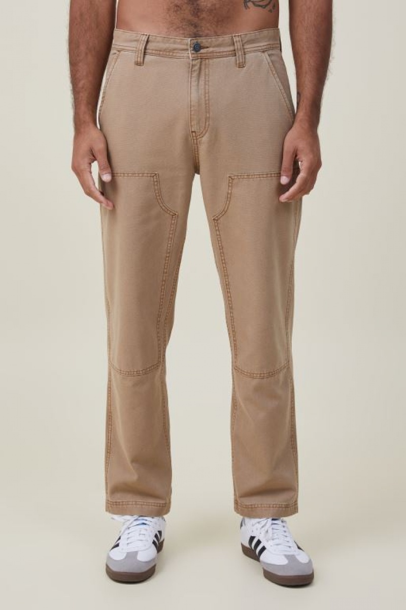 Cotton On Loose Fit Men's Jeans Brown | mj2t37b7R0c