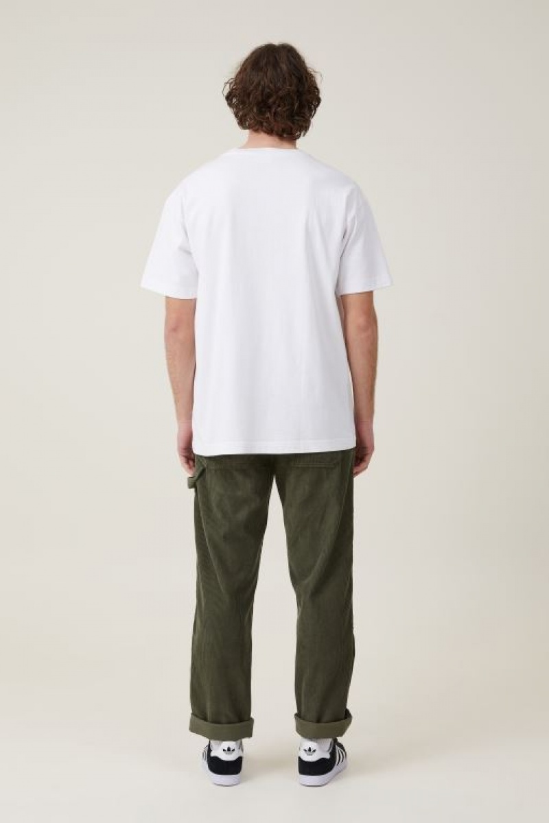 Cotton On Loose Fit Men's Jeans Dark Green | w3LAdyZhT6f