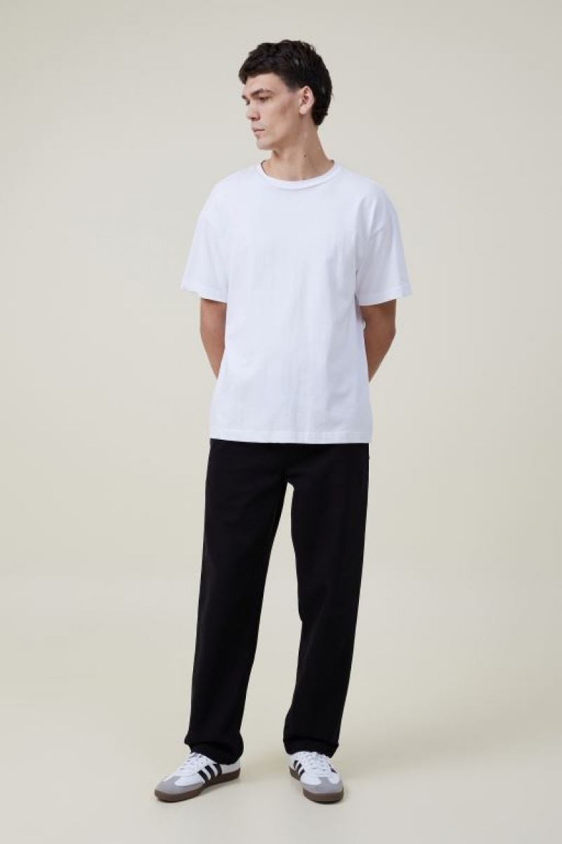Cotton On Loose Fit Men\'s Pants Black | WeVihm3LxJU