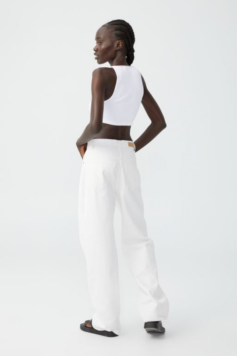Cotton On Loose Straight Jean Women's Pants Whitehaven | p8yOFQLnt7h