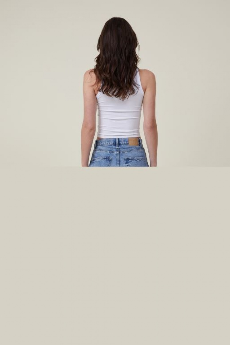 Cotton On Loose Straight Women's Jeans Blue | 1SvCykO57SM