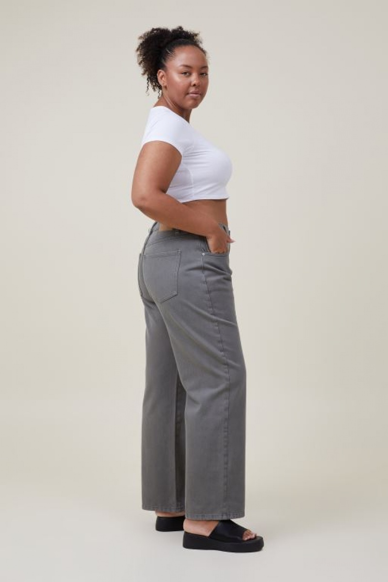 Cotton On Loose Straight Women's Jeans Green | troTh03ORH9