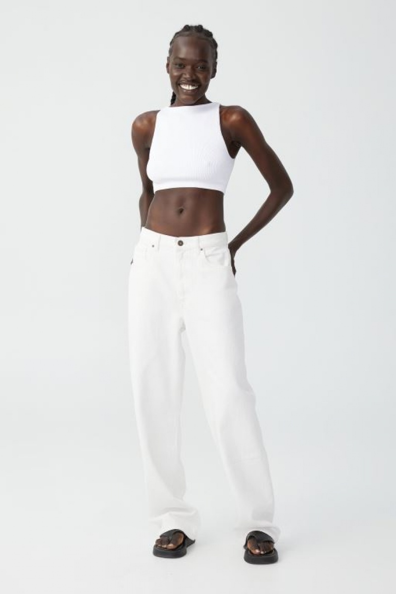 Cotton On Loose Straight Women's Jeans Whitehaven | CA4DWaHxgSk